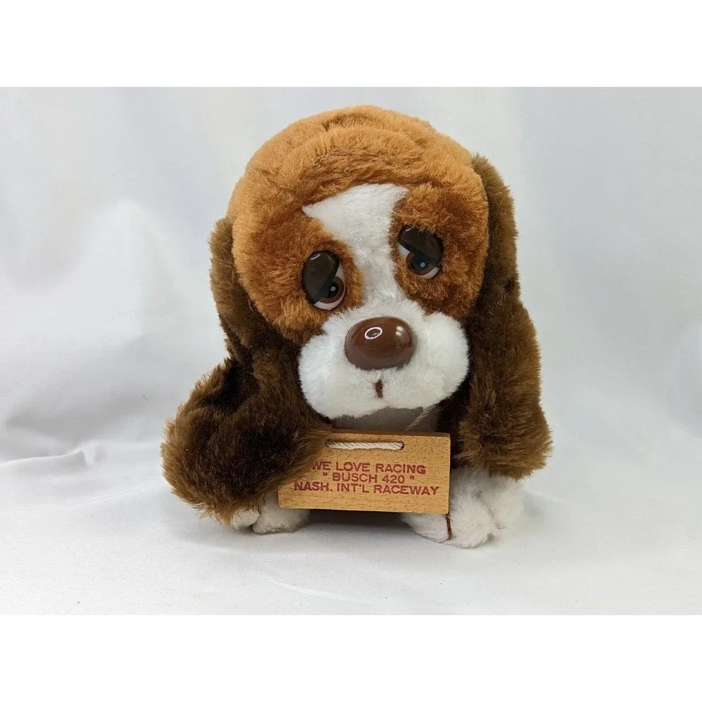 Russ Baxter Dog Plush‎ Busch 420 Raceway Sign 7 Inch Stuffed Animal Toy
